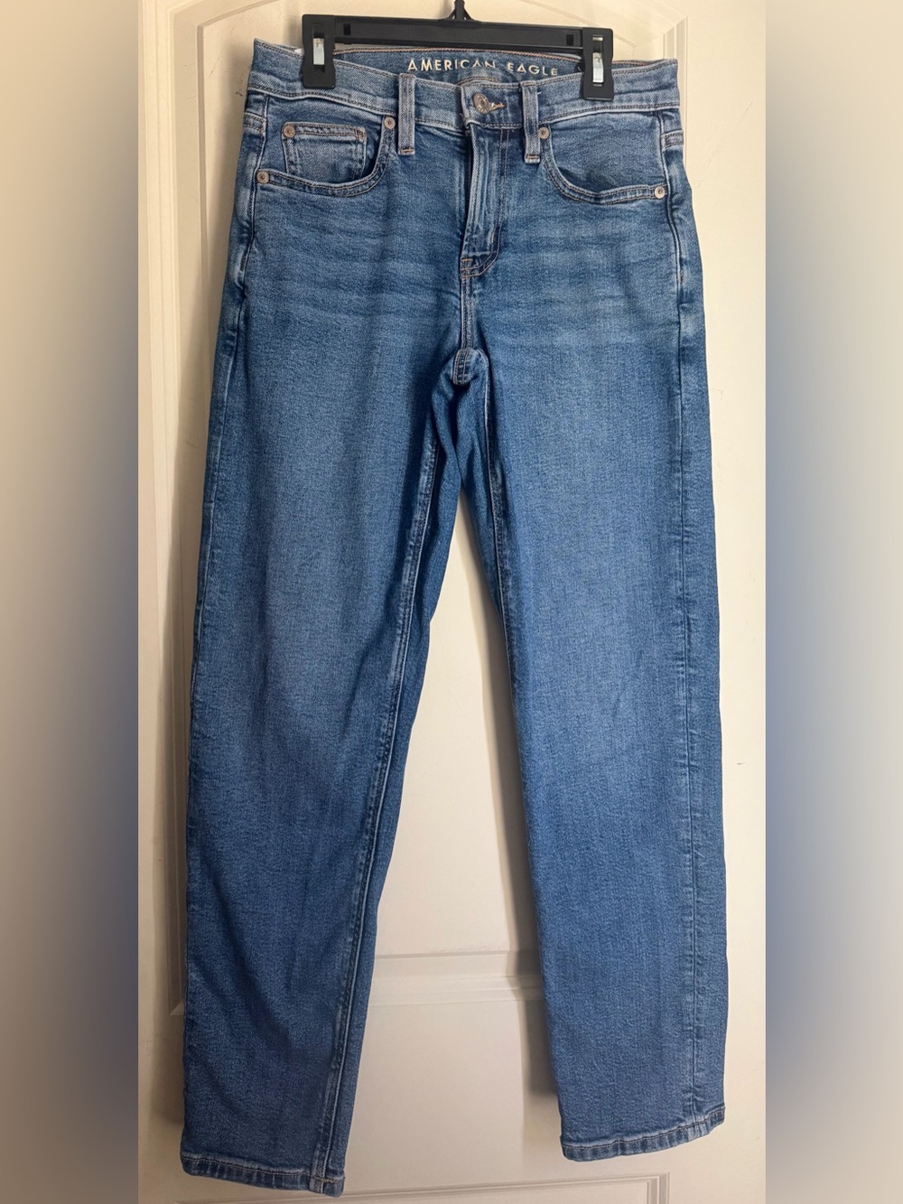 American Eagle Outfitters Light Blue Denim Jeans 90’s straight stretch 00 casual